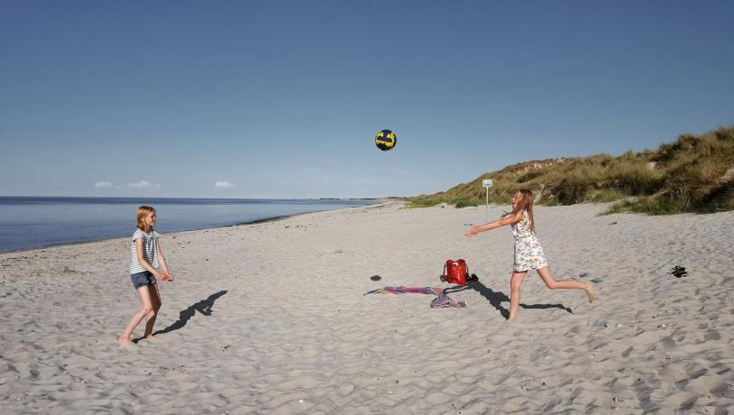 Børn på strand